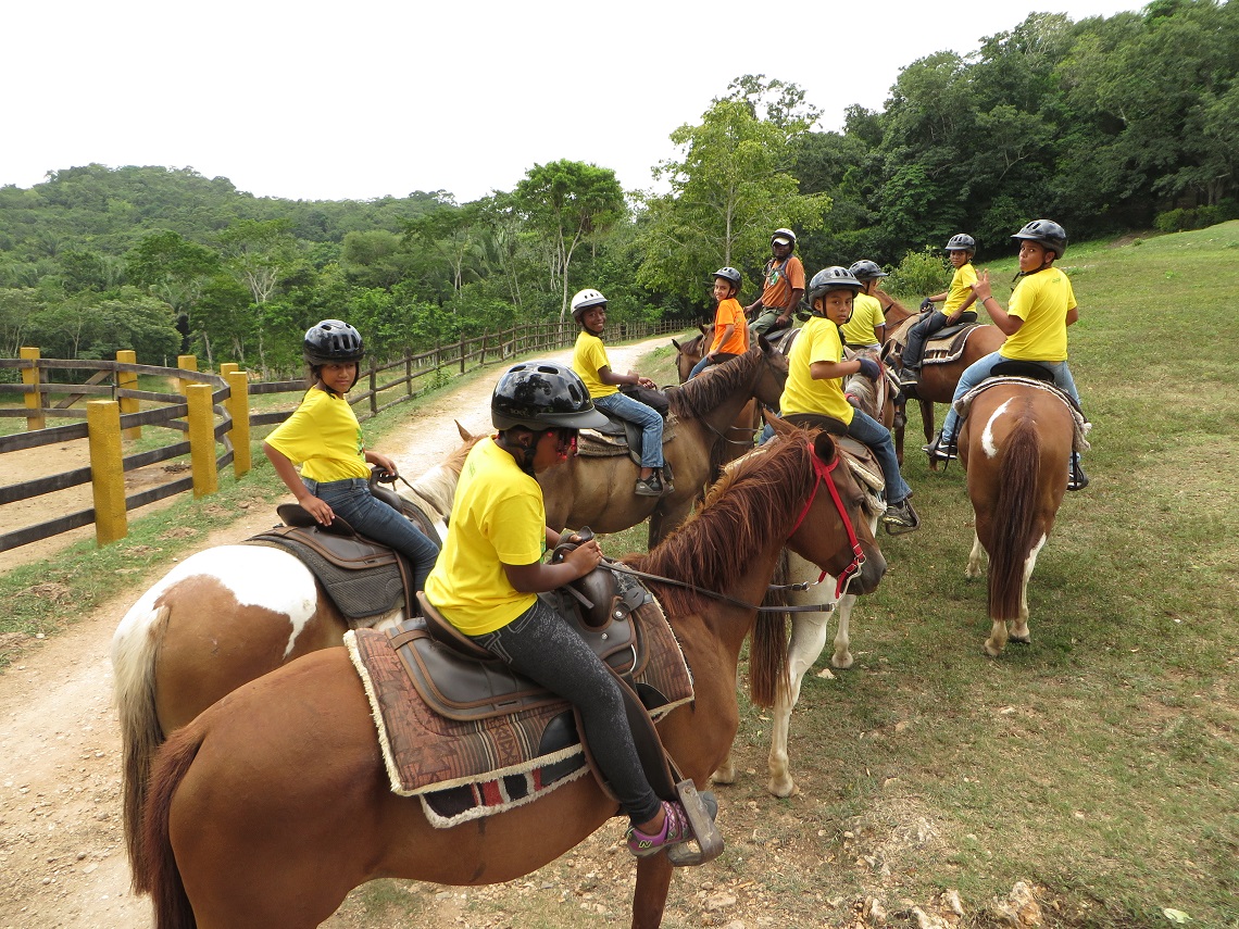 Belize Eco Kids Summer Camp Horseback Riding Chaa Creek