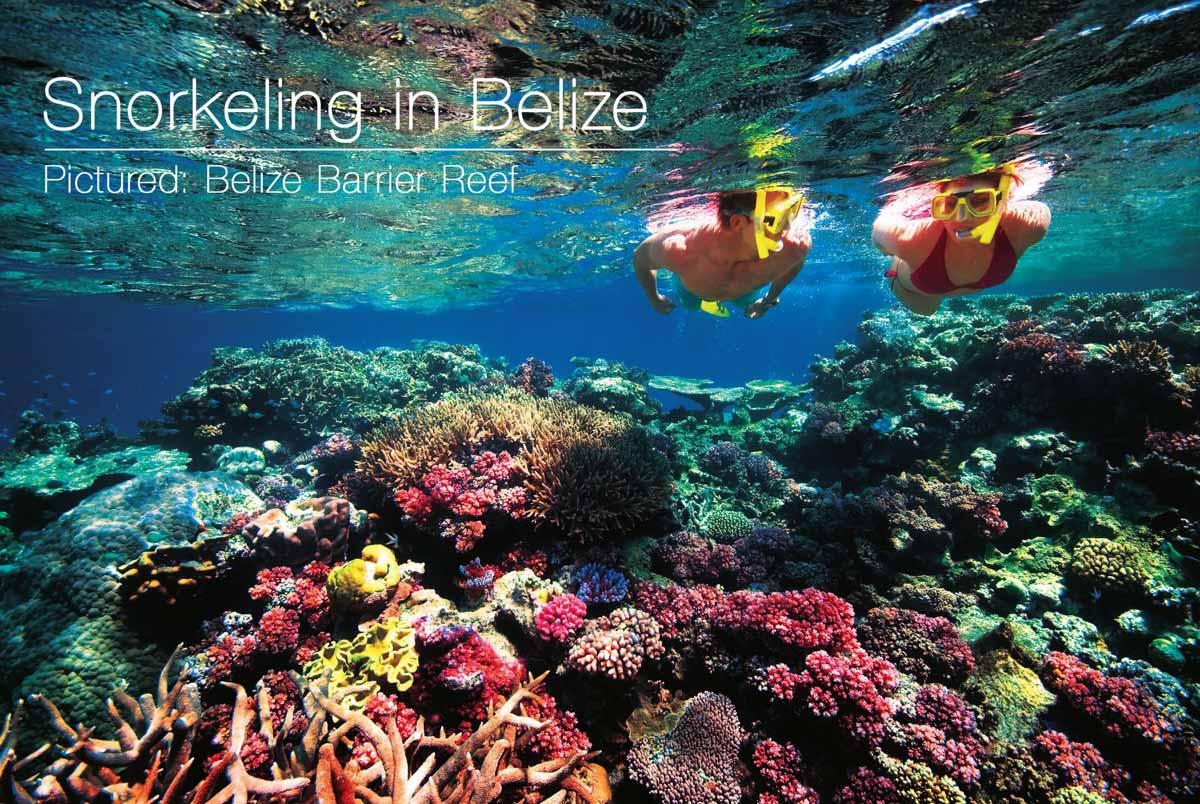 Favorite things to do in Belize is snorkeling the great barrier reef