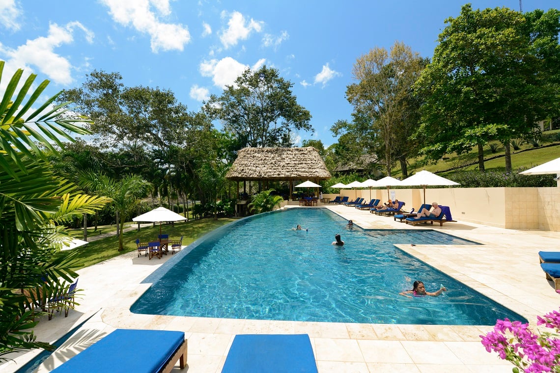 Relax in Belize at Chaa Creek's Infinity Swimming Pool for Thanksgiving 2015