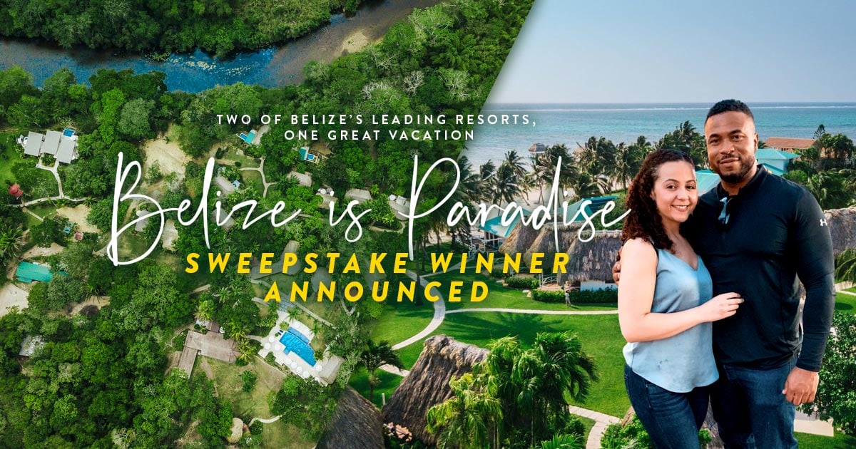 winner of belize is paradise sweepstake announced