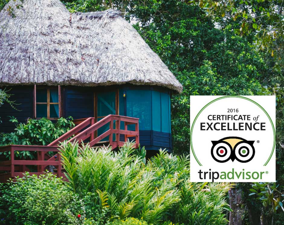 Belize's Chaa Creek wins TripAdvisor Excellence Award 2016