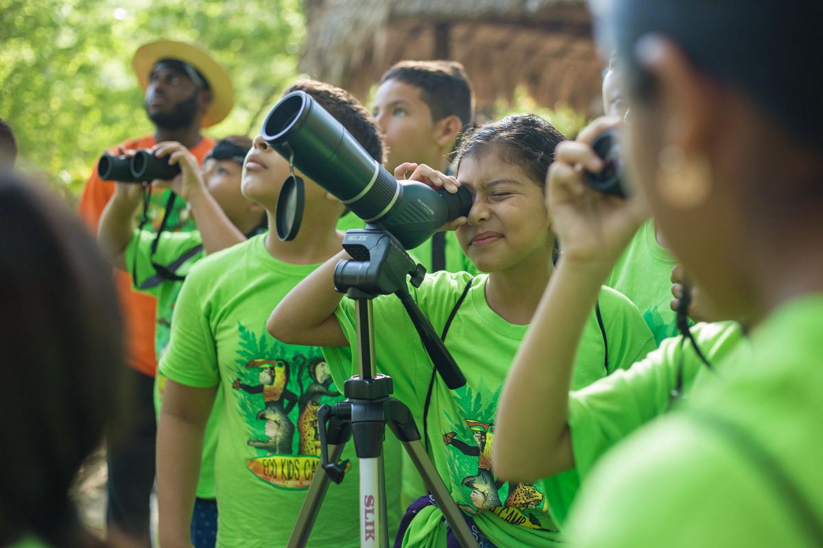 Social impact at chaa creek with eco kids summer camp learning