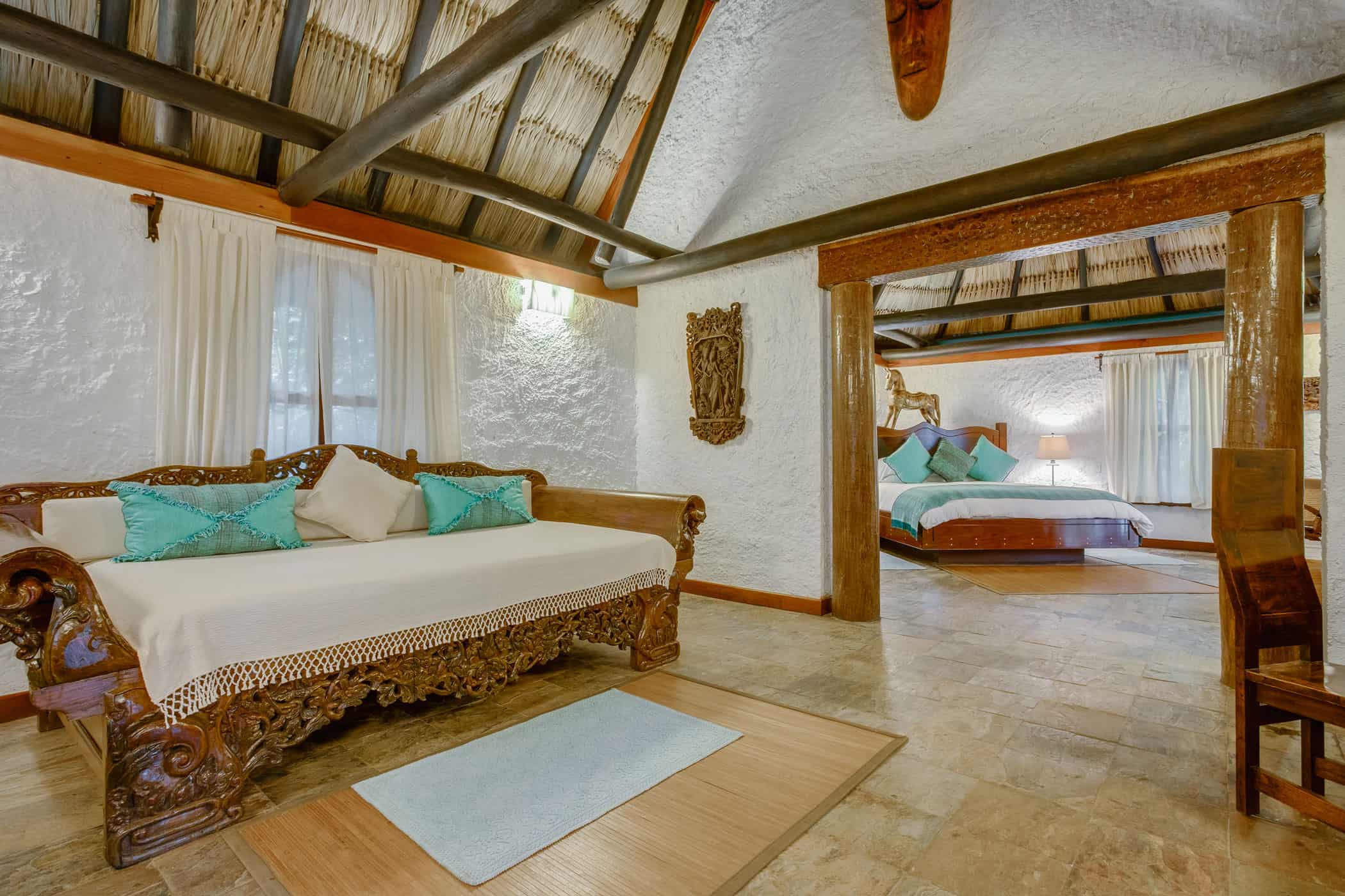 Chaa Creek Accommodations Macal River View Suite Wide Angle