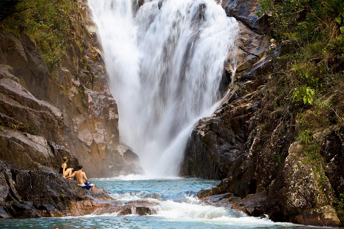 Pictures of Belize Big Rock Falls by Tony Rath