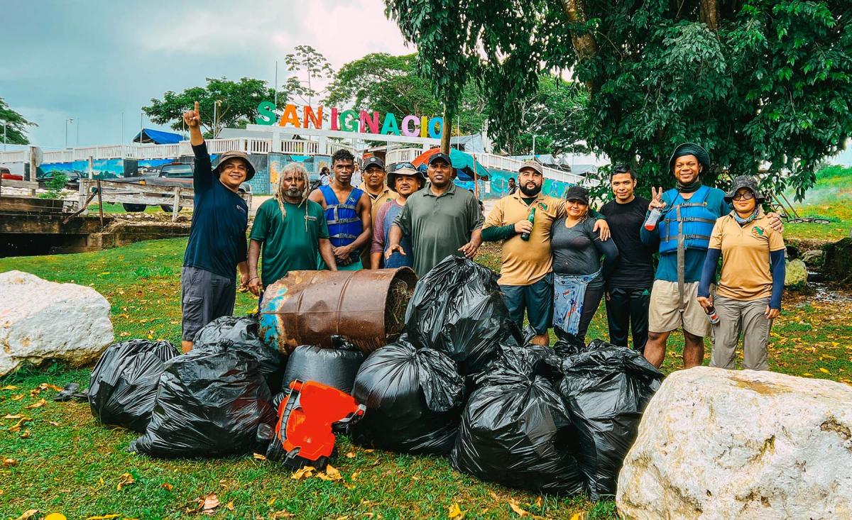 Chaa Creek Cares River Cleanup Campaign Social Impact