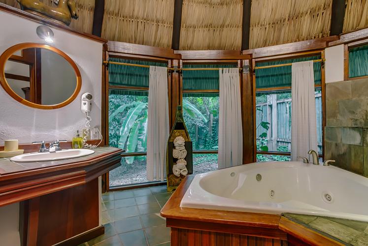 Belize complete jacuzzi suite chaa creek resort bathroom