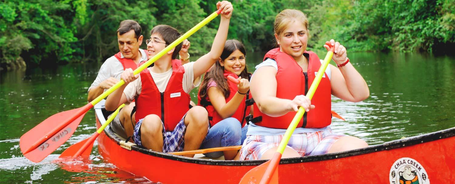 Belize Family Vacations Canoeing at Chaa Creek