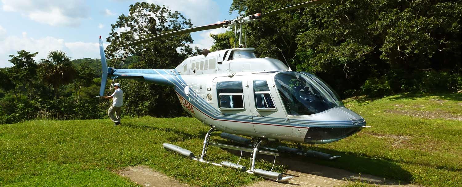 Belize Heli Pad at Chaa Creek Resort