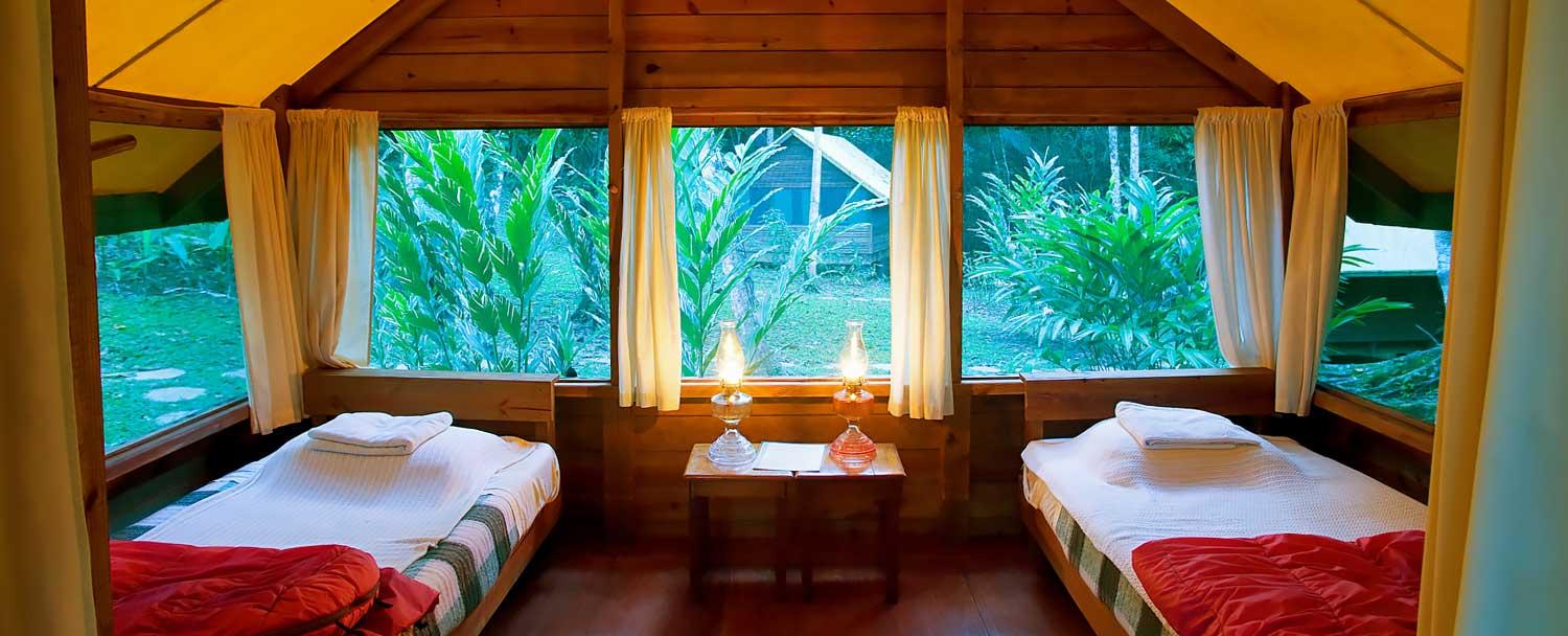 Travel to Belize on a budget at Chaa Creek Camp Casitas