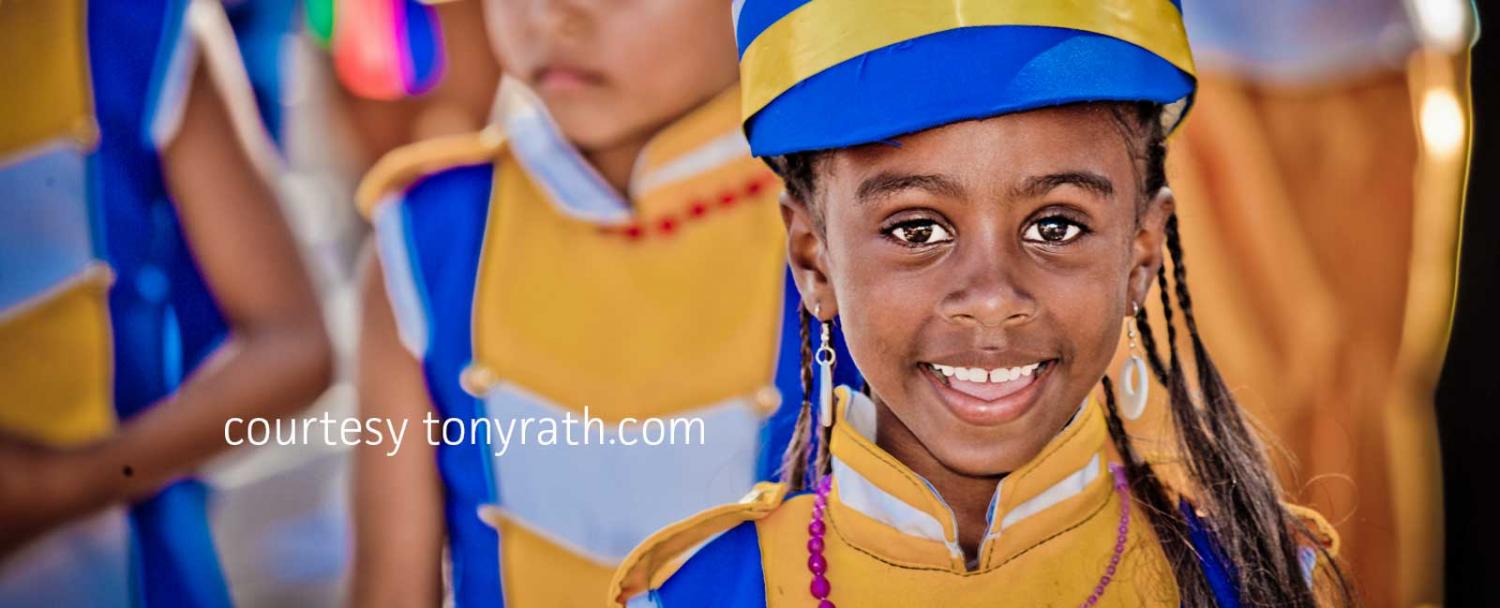 Kid on Carnaval day in Belize City