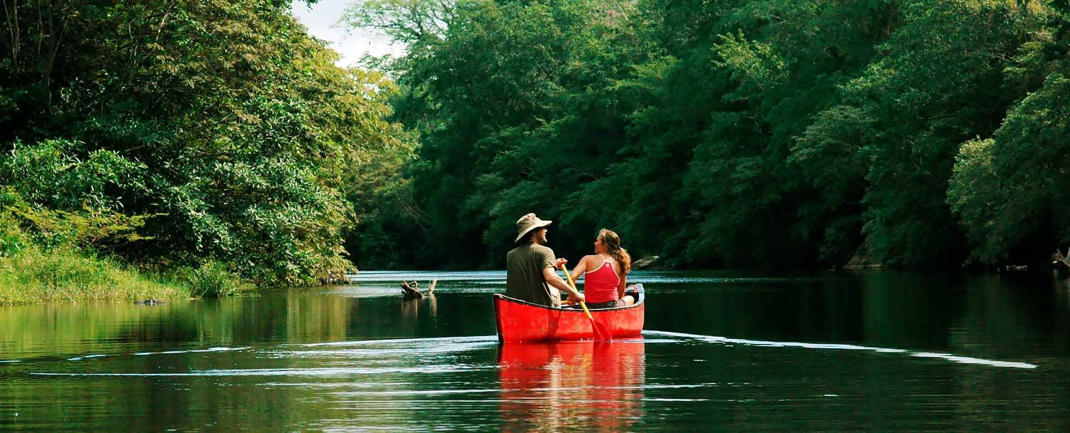 Canoeing Tours on Chaa Creek Belize Vacation Package