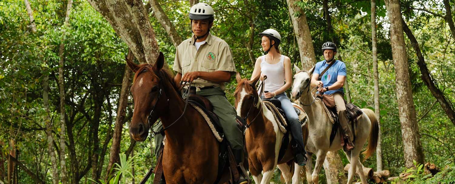 Belize Vacation Package horseback riding tours at Chaa Creek