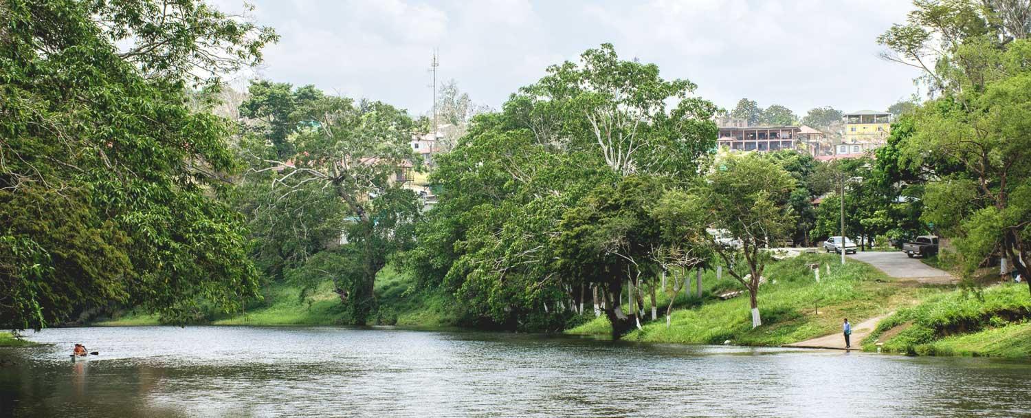 Belize weather on a bright sunny day