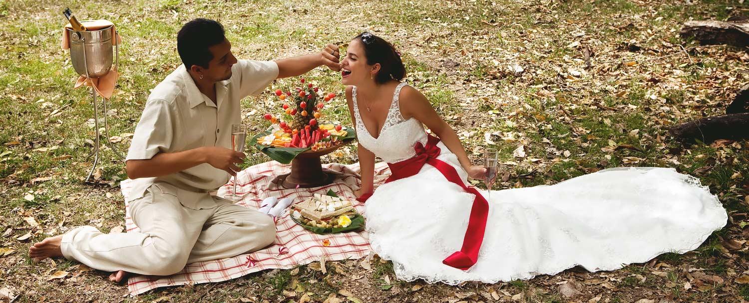 Belize Wedding Day Packages Picnic at Chaa Creek