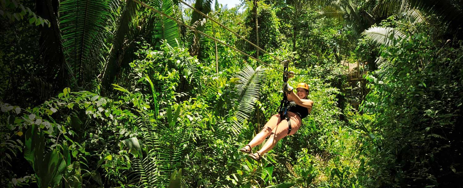 Our Belize zip lining tour will have you flying in the jungle with Chaa Creek Resort