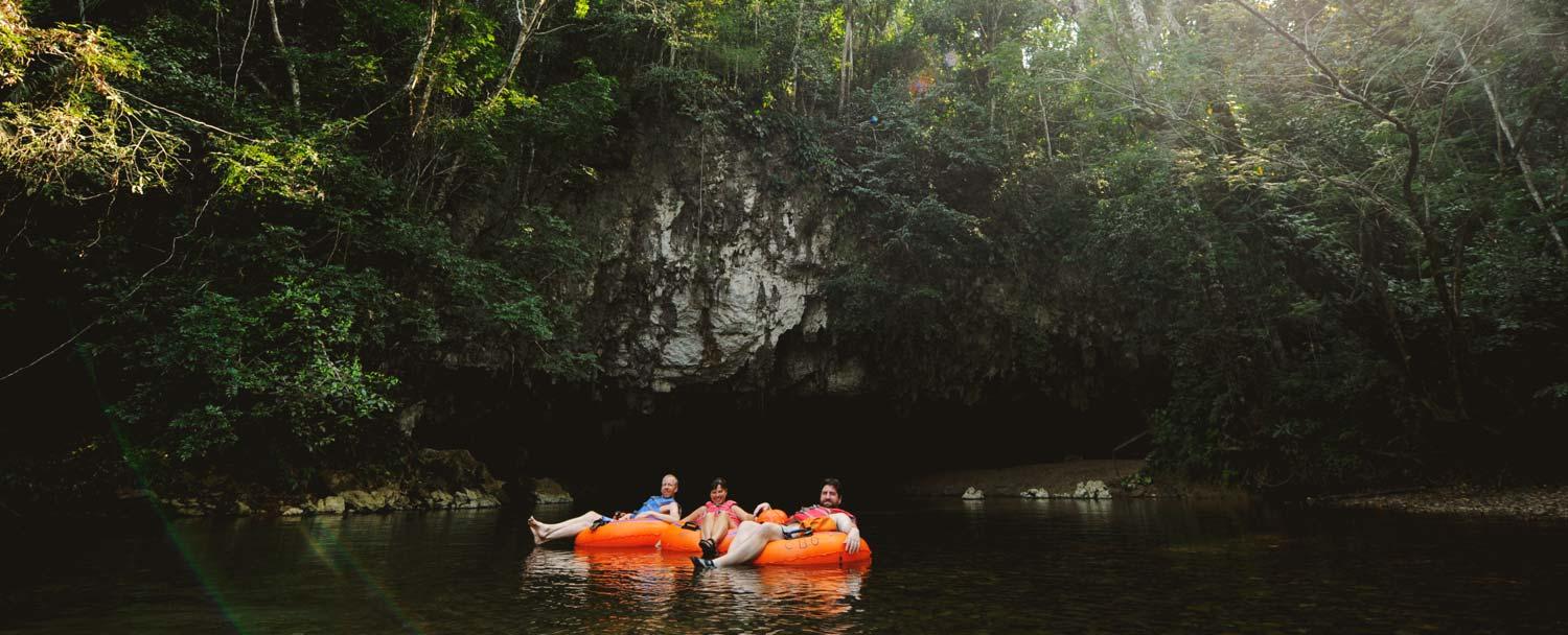 cave tubing at caves branch by chaa creek