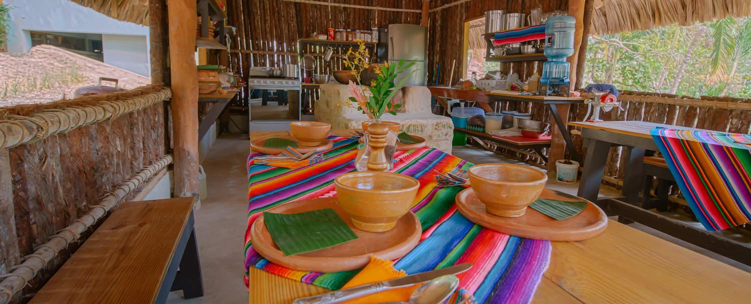 Chaa Creek Belize Open Hearth Cultural Cooking Classes interior