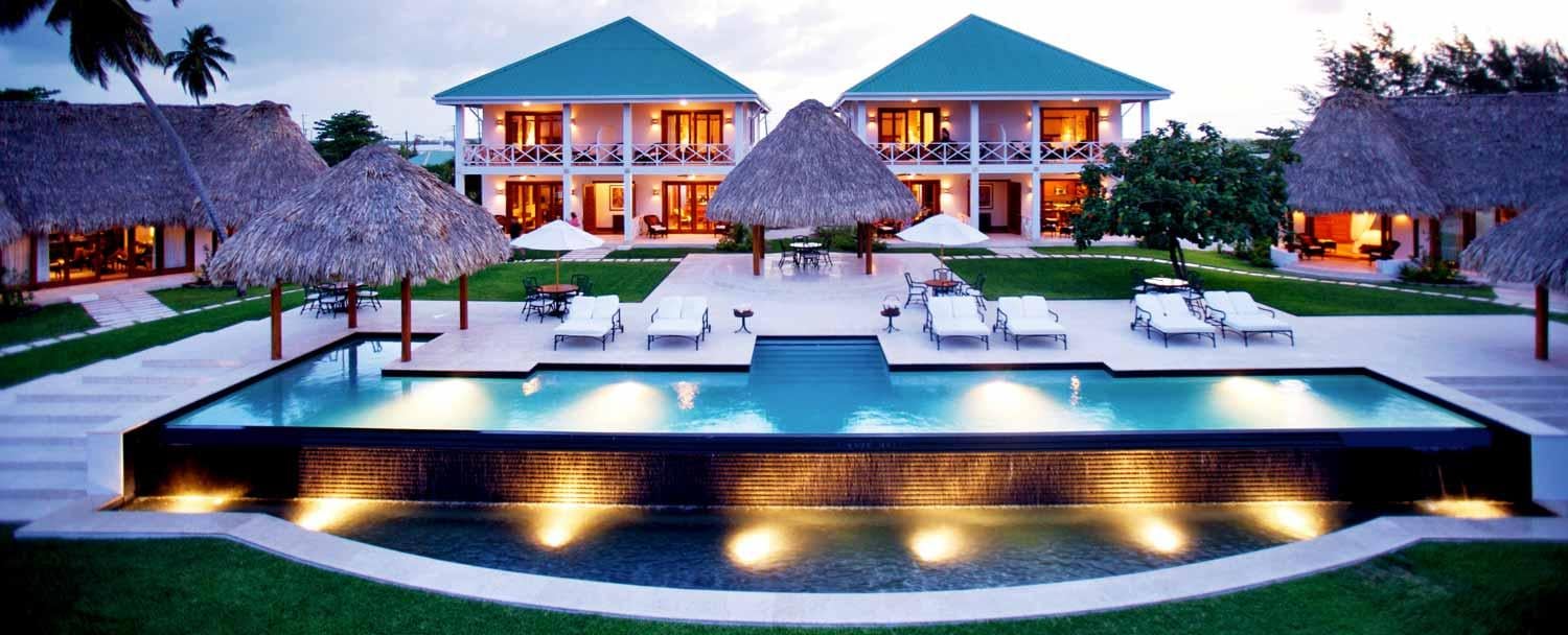 Luxury accomodation at ambergris caye victoa house resort with Chaa Creek's all inclusive belize vacation package