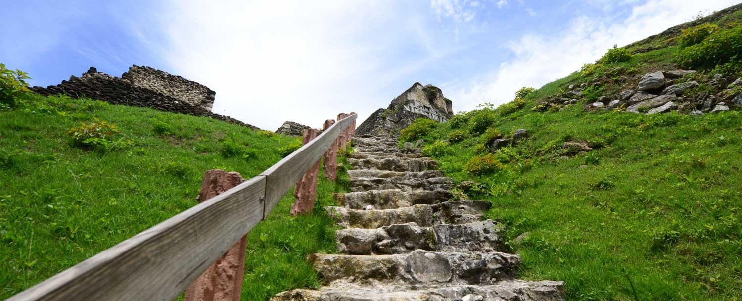 Xunantunich Mayan Ruins Stairs