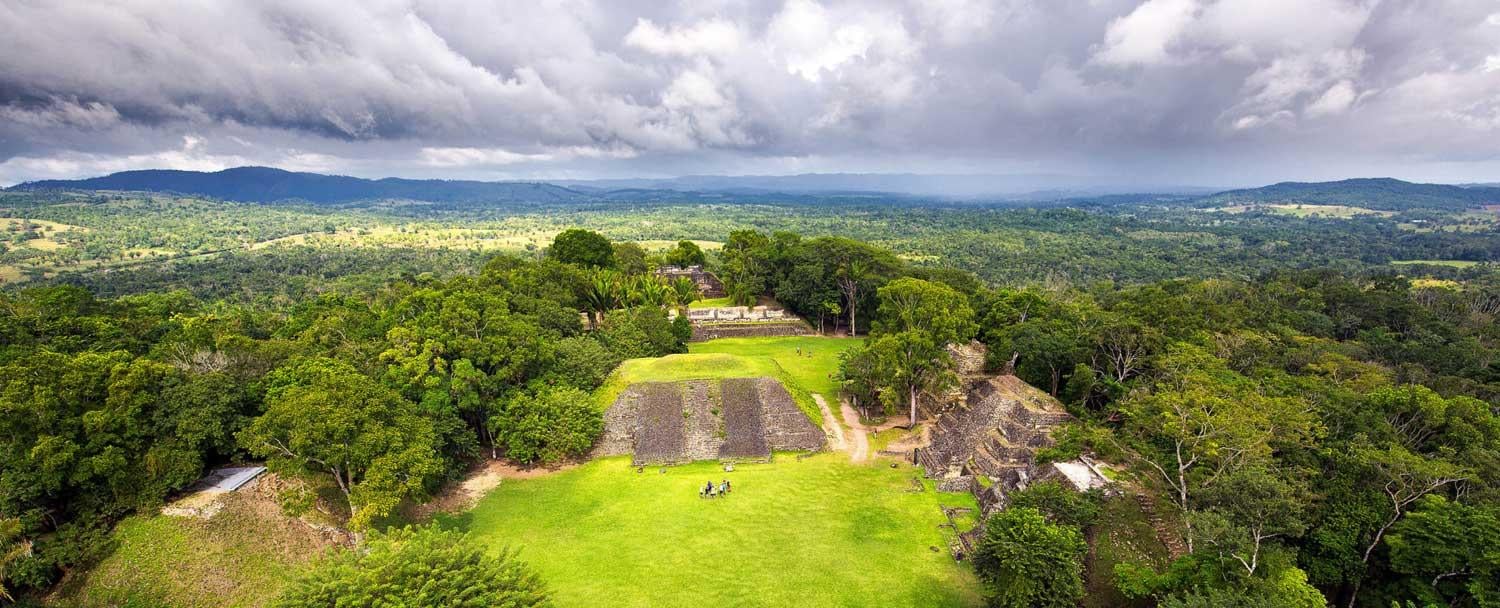 Xunantunich Mayan Ruins view from the top