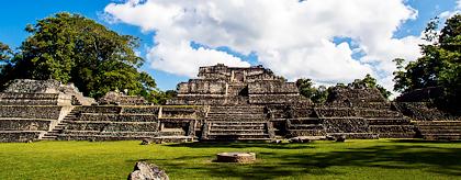 Caracol Maya Temples